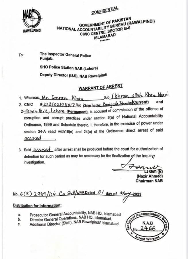 Supreme Court orders immediate release of Imran Khan…سپریم کورٹ کا عمران خان کو فوری رہا کرنے کا حکم……کالم..اندر کی بات. ..اصغر علی مبارک…