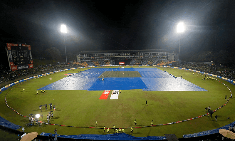 پاکستان اور بھارت کے درمیان ایشیا کپ کا میچ بارش کے باعث بے نتیجہ ختمASIA CUP match between Pakistan and India ended without result due to rain