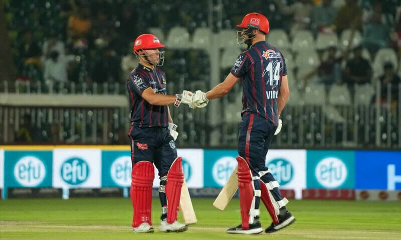 پی ایس ایل 10: کراچی کنگز کی پشاور زلمی کو 23 رنز سے شکست PSL 10: Karachi Kings defeat Peshawar Zalmi by 23 runs …………