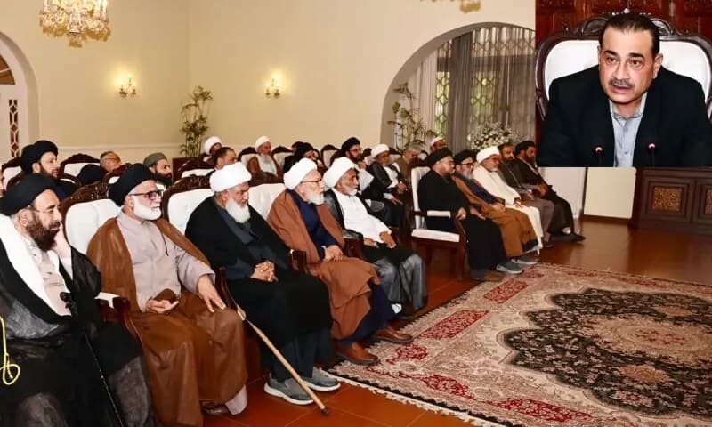 Field Marshal Syed Asim Munir interacted with Ulema of Ahl-e-Tasheeh community at Rawalpindi,Incidents in other countries; Violence not tolerated in Pakistan: Field Marshal Asim Munir….فیلڈ مارشل سید عاصم منیر کی راولپنڈی میں اہل تشیع برادری کے علمائے کرام سے گفتگو،دوسرے ممالک میں واقعات؛ پاکستان میں تشدد برداشت نہیں کیا جائے گا، فیلڈ مارشل عاصم منیر