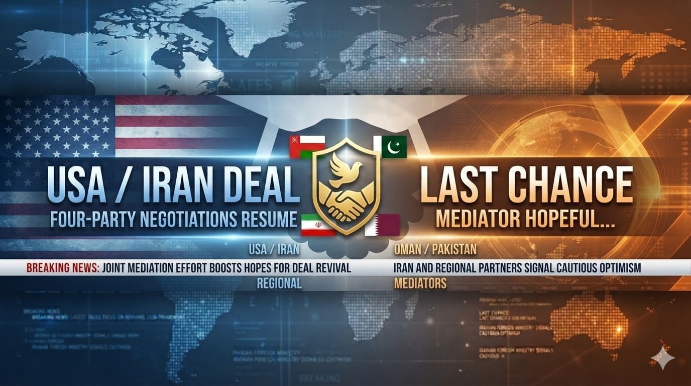 USA, Iran deal, last chance, mediator hopeful…
